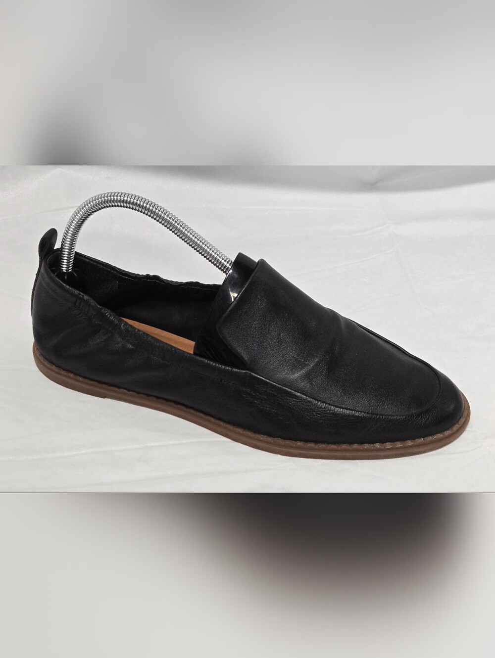 Lucky Brand LP - Maeki Womens Shoes Black Loafer Flats Brazil Leather 9